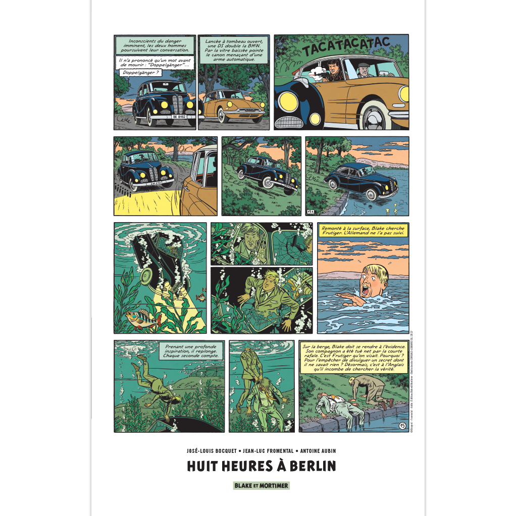 Affiche Blake et Mortimer - secondaire-4