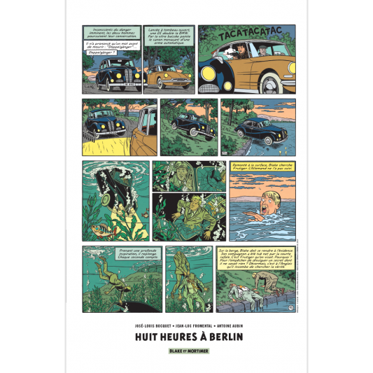 Affiche Blake et Mortimer - secondaire-4