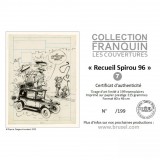 Estampe pigmentaire Couverture du recueil Spirou 96 par Franquin