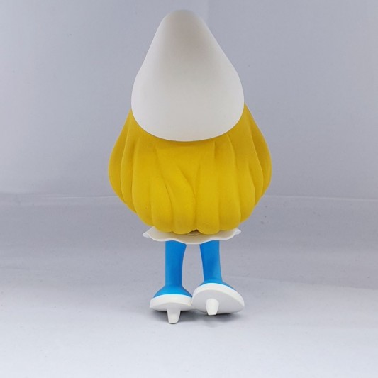 Figurine exclusive, La Schtroumpfette blonde avec son socle - secondaire-4