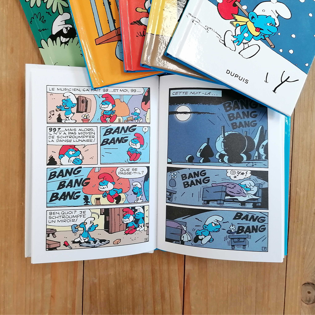 Une chance de gagner six mini-récits Les Schtroumpfs - secondaire-1