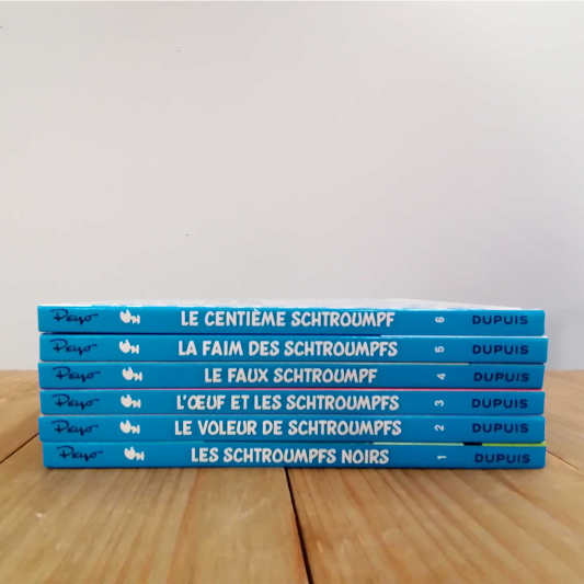 Une chance de gagner six mini-récits Les Schtroumpfs - secondaire-3