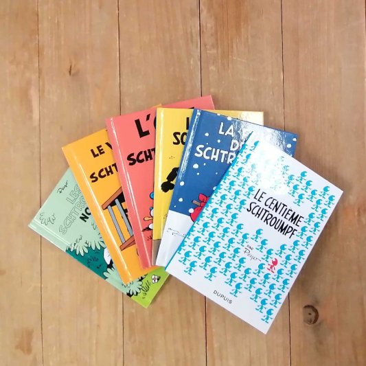 Une chance de gagner six mini-récits Les Schtroumpfs - secondaire-4
