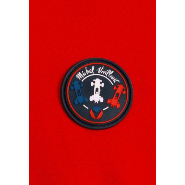 Polo patch Michel Vaillant, rouge, Taille M