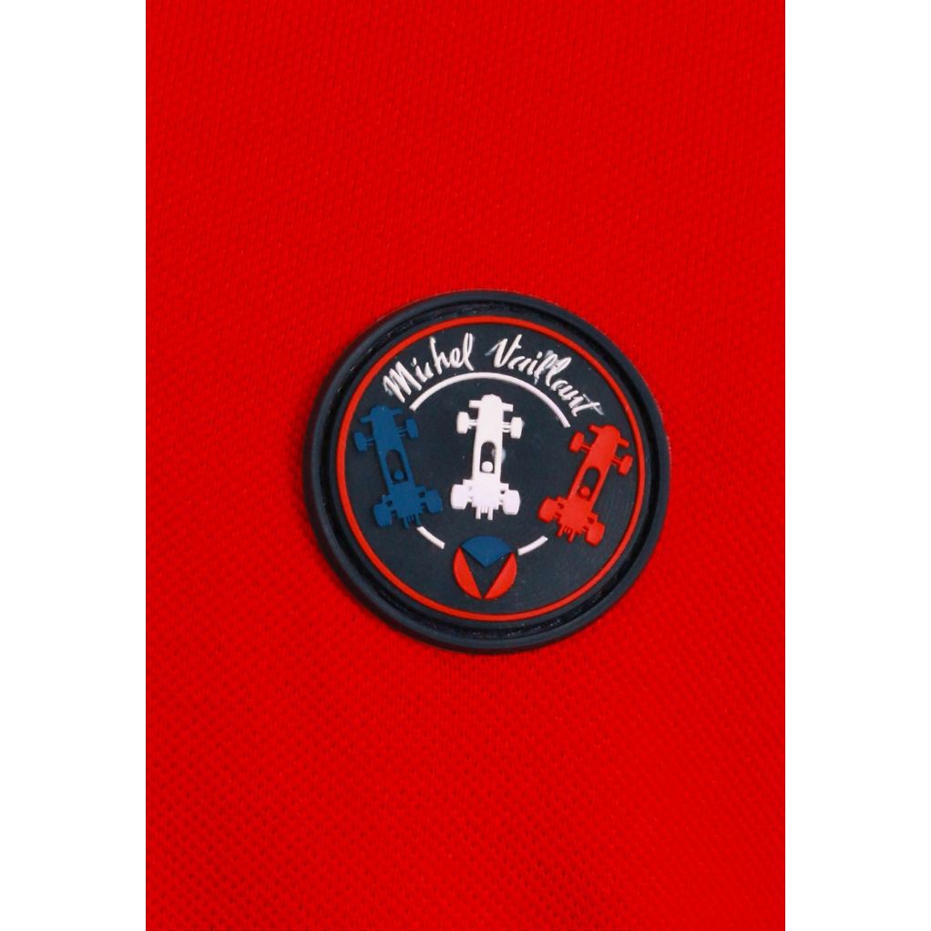 Polo patch Michel Vaillant, rouge, Taille XL - secondaire-2