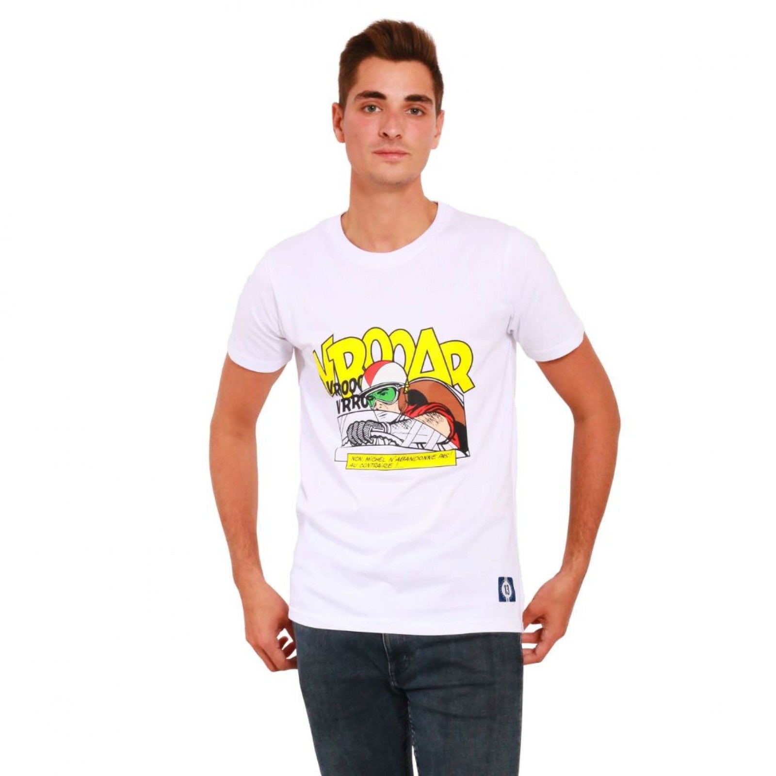 T-Shirt VROAR blanc, Michel Vaillant, Taille M - Clothing