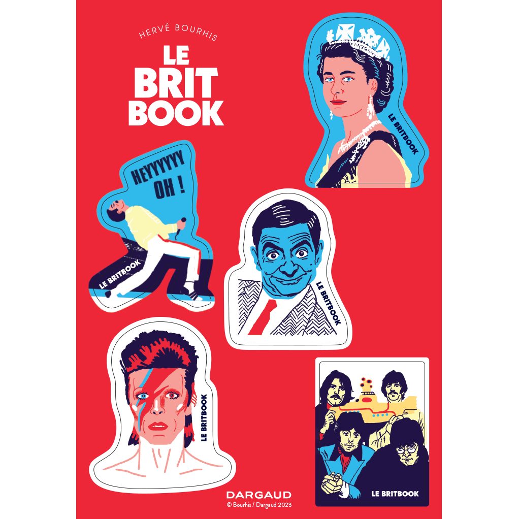 Stickers Le Britbook - secondaire-1