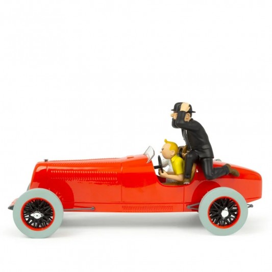 Véhicule de collection Tintin au 1/12, Bolide rouge des Cigares du Pharaon - secondaire-1