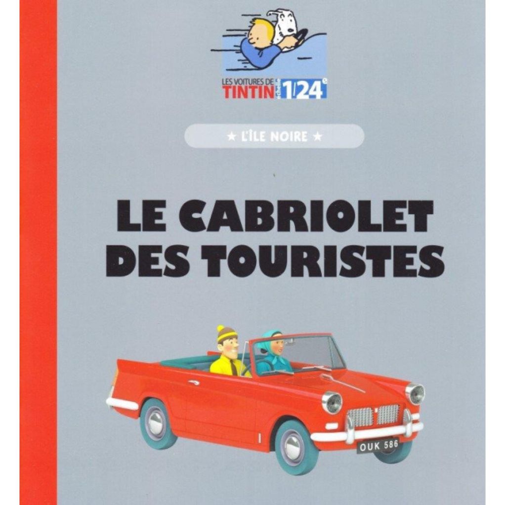 Les véhicules de Tintin au 1/24, Le Cabriolet Triumph Herald 1200 des Touristes, Lîle noire - secondaire-1