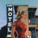 Estampe Pigmentaire Miles Hyman signée - Surf Motel - secondaire-2