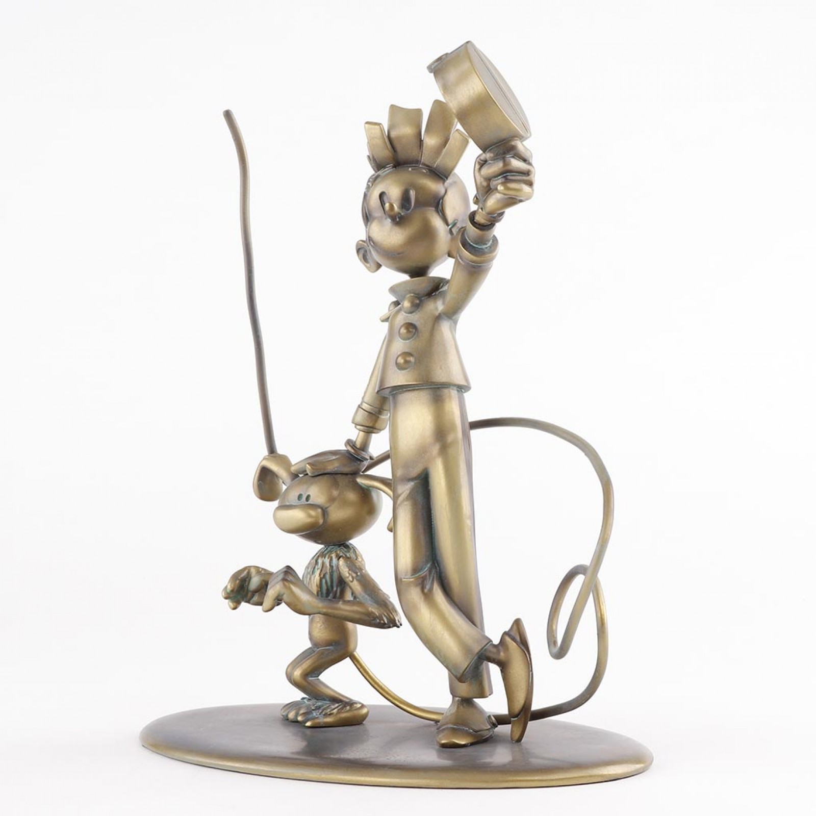 Exclusives figurines, Spirou and Fantasio by Franquin, Bronze version ...