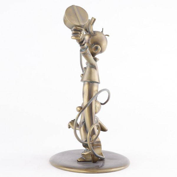 Figurines exclusives, Spirou et le Marsupilami par Franquin, version patine bronze