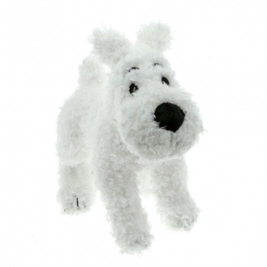 Peluche Milou 20 cm avec boîte (jaune ou bleue) - secondaire-2