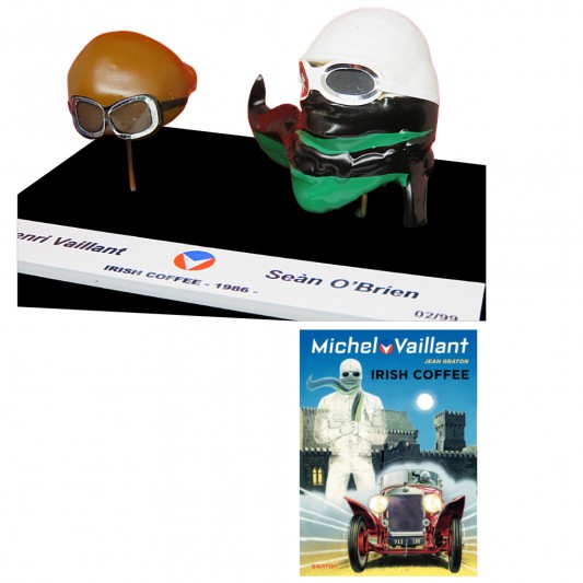 Duo de mini casques Michel Vaillant - Henri Vaillant et Sean O'brien - Irish coffee - secondaire-1