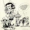 Estampe pigmentaire, étude de couverture Le Gang des Gaffeurs par Franquin - secondaire-1