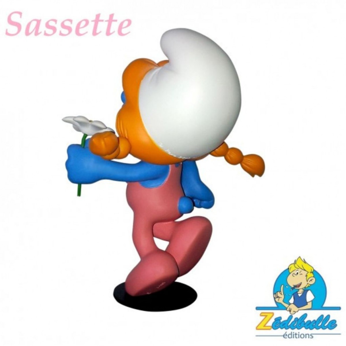 Exclusive Figurine Smurfs The Second Smurfette Sassette Figurines 0912