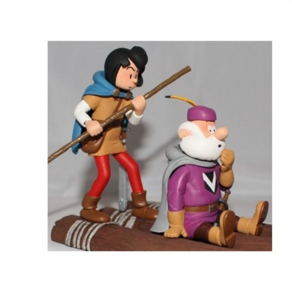 Exclusive figurine Johan & Pirlouit, le pays maudit