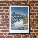 Luxury print from Schuiten, Futura Train