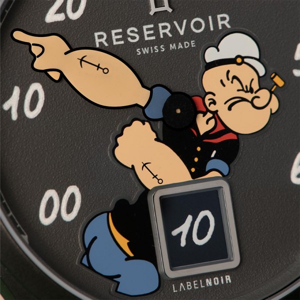 Montre Popeye, LabelNoir, Reservoir Watch
