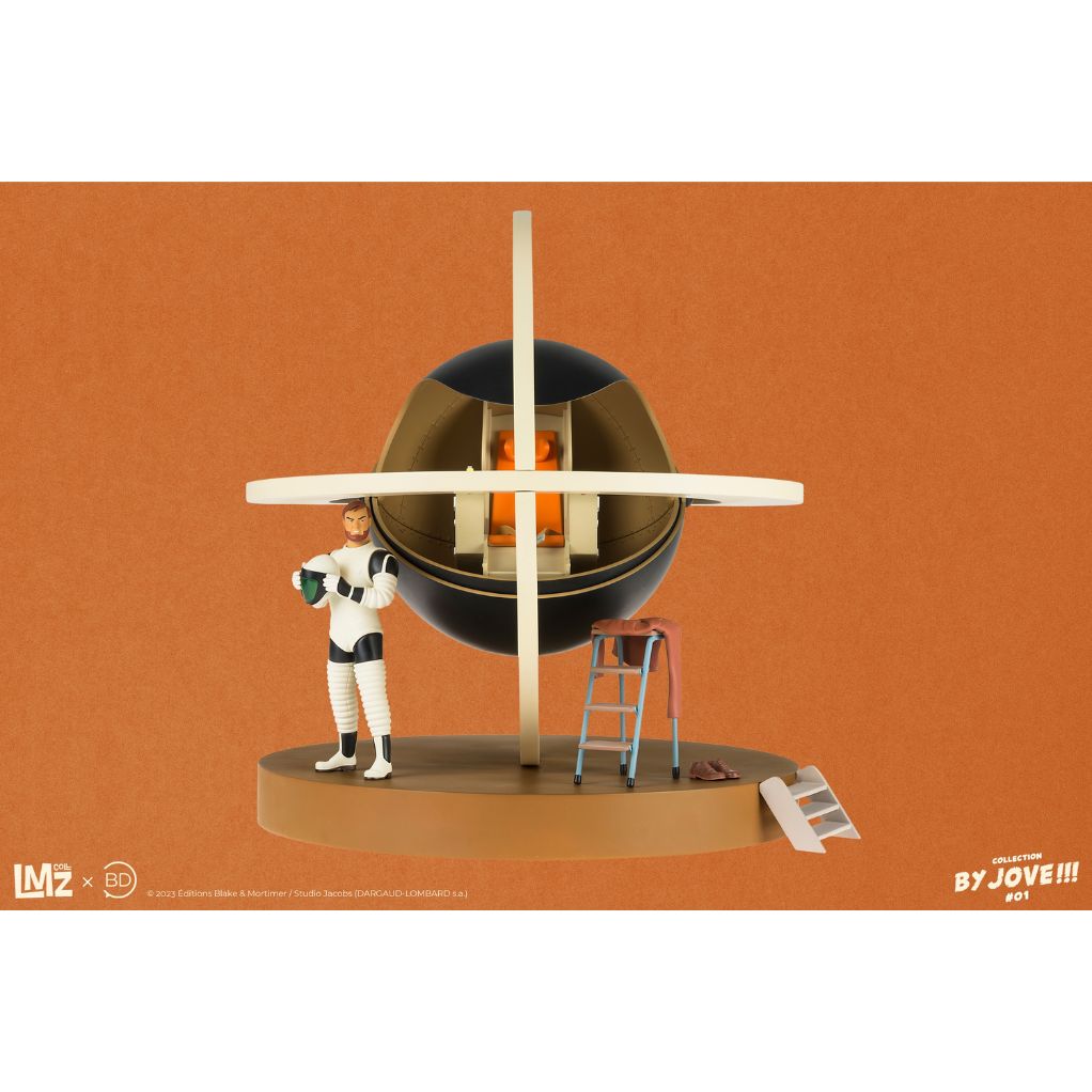 Figurine exclusive Blake & Mortimer, Le Chronoscaphe, Mortimer en combinaison blanche - secondaire-1