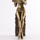 Figurine bronze Natacha, atelier Pixi