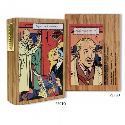 Talisman en chêne double face, Blake et Mortimer, La Marque Jaune, Dans le train - secondaire-3