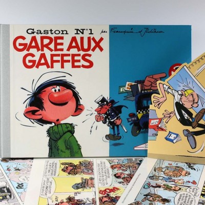 Tirage de luxe Gaston à l'italienne, tome 1, Gare aux gaffes - secondaire-2