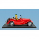 Figurine - Clifton driving it's MG TD from 1951 - LMZ Collectibles