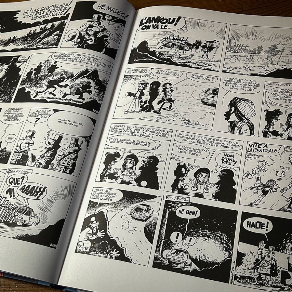 Tirage de luxe - Spirou et Fantasio - l'Ankou par Fournier - Black & White éditions - secondaire-5