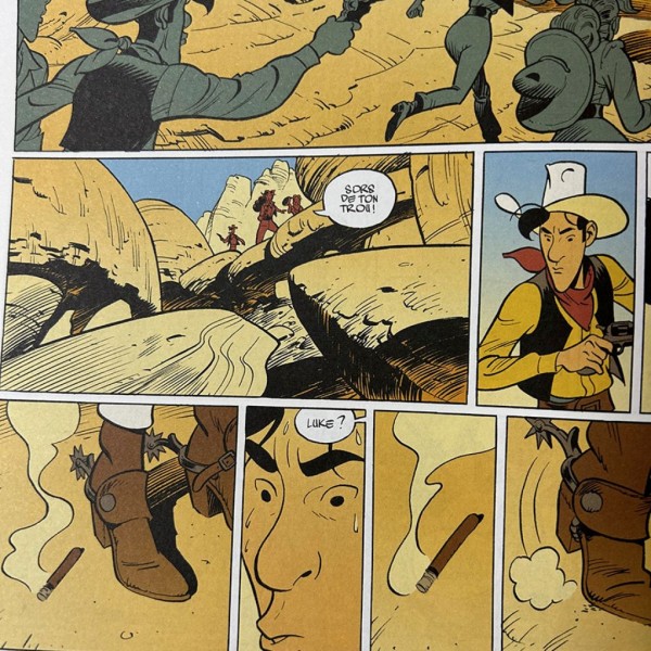 Lucky Luke seen by Matthieu Bonhomme, soft cover version