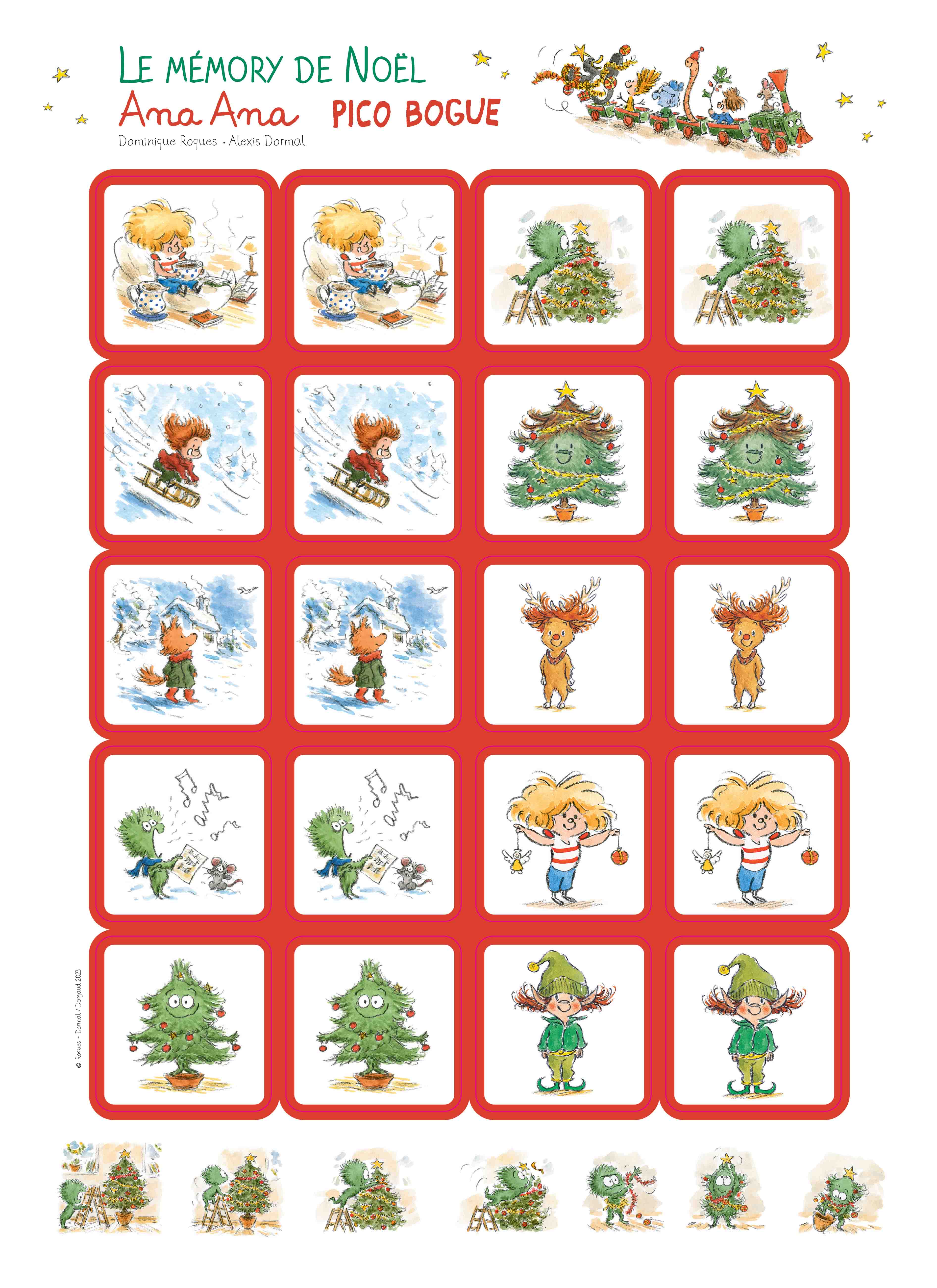 Memory de Noël Ana Ana & Pico Bogue - secondaire-1