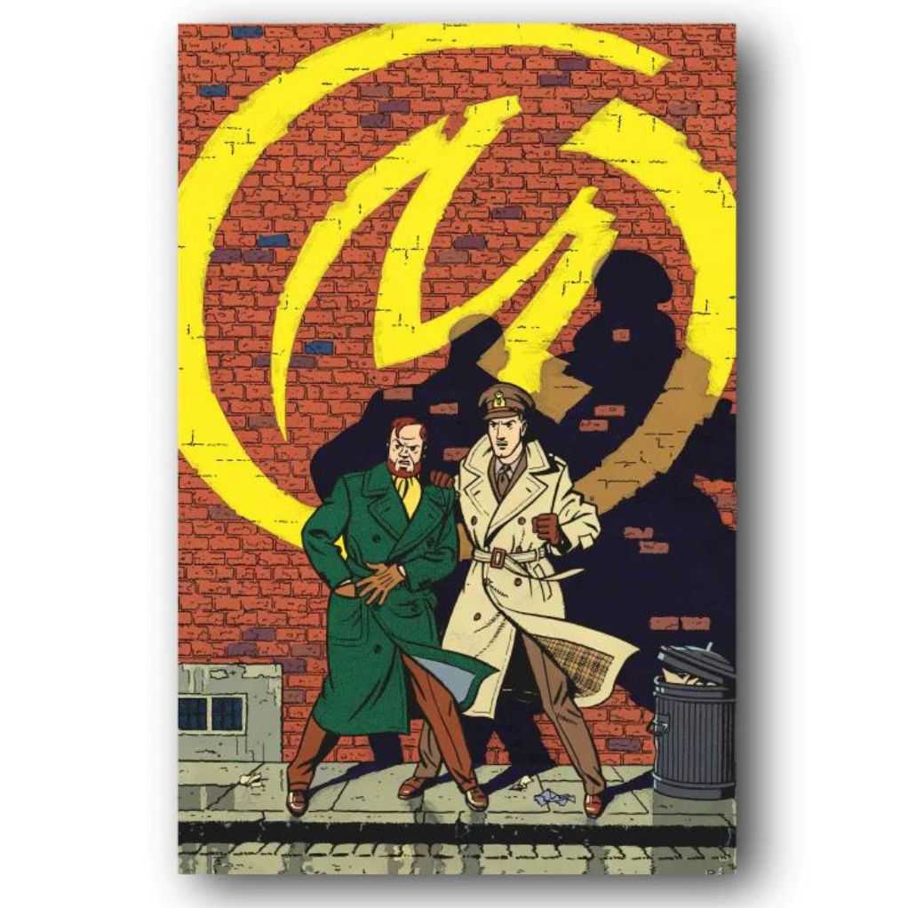 Tableau Blake et Mortimer 1 - La marque jaune - Caisse américaine noire - secondaire-1