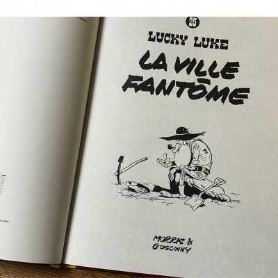 Tirage de luxe Lucky Luke - Tome 25 - La ville Fantôme - Impression N&B - secondaire-3