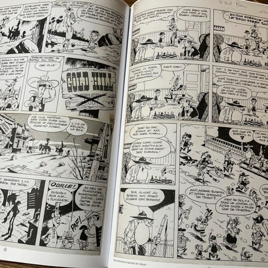 Tirage de luxe Lucky Luke - Tome 25 - La ville Fantôme - Impression N&B - secondaire-4