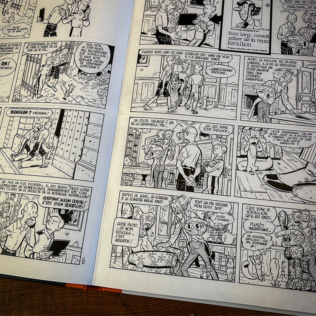 Tirage de luxe La Mort de Spirou, Spirou et Fantasio, éditions Black and White - secondaire-9