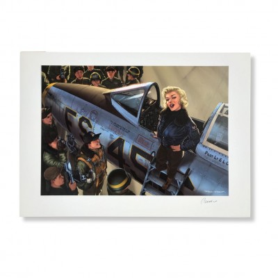 Affiche Romain Hugault : Marilyn - secondaire-1
