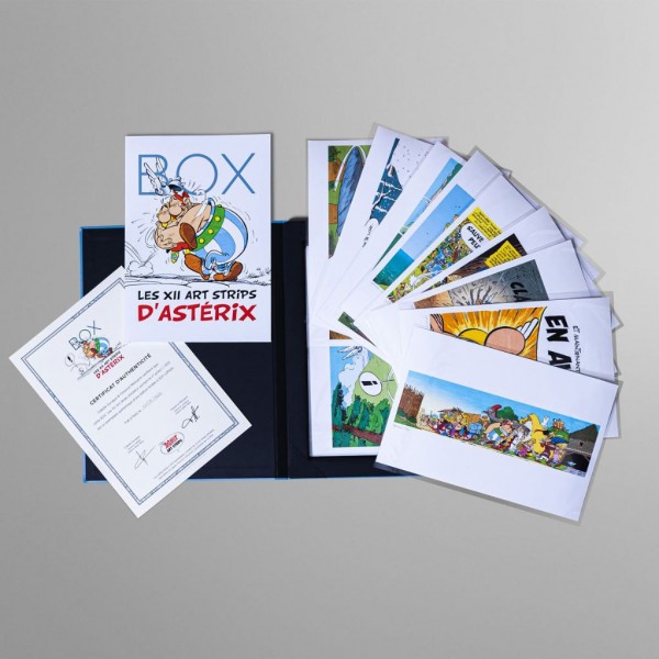 Box - Les 12 Art Strips d'Astérix