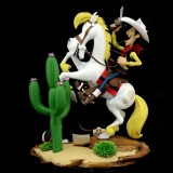 Figurine Cartoon Kingdom - Lucky Luke, Jolly Jumper et Rantanplan