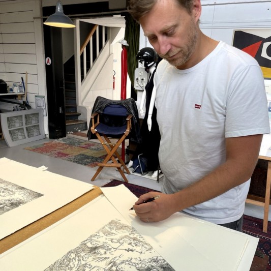 Lithographie Steve Baker - secondaire-4