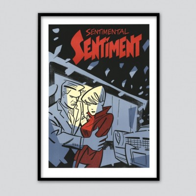 Lithographie Serge Clerc, Sentimental Sentiment - secondaire-1