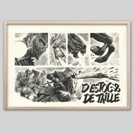 Lithographie Ronan Toulhoat, d'Estoc & de Taille,Tête de chien - secondaire-1