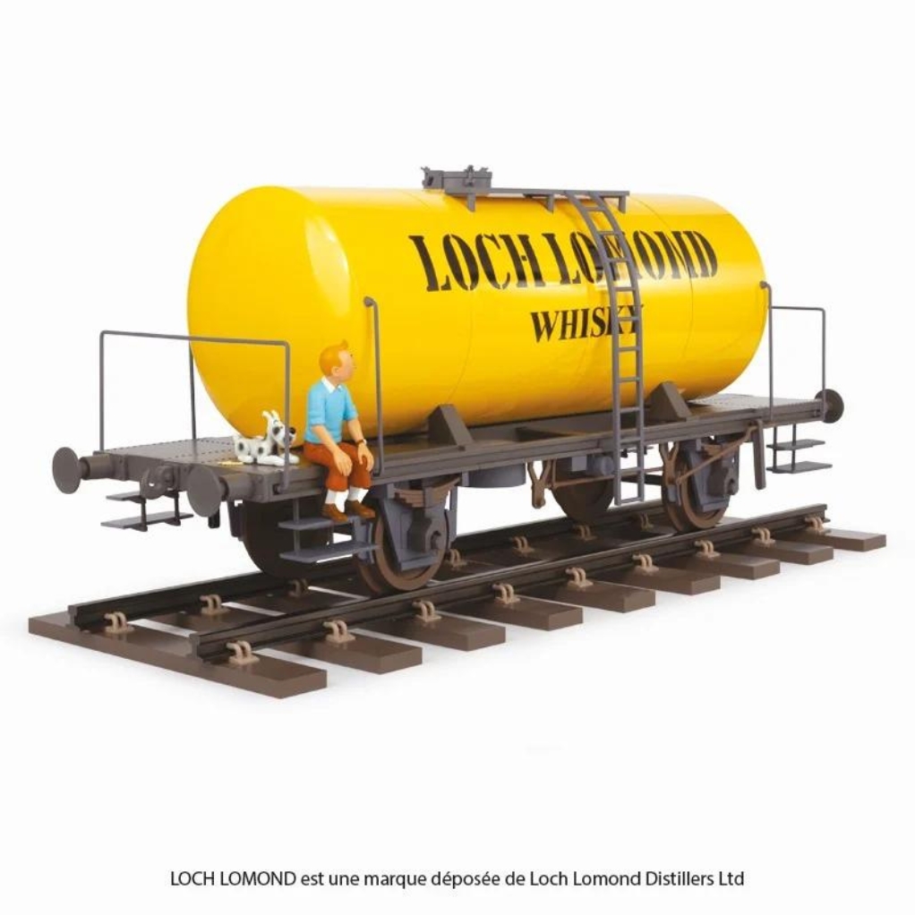 Figurine Tintin - Le Wagon Loch Lomond - 77 cm - secondaire-1