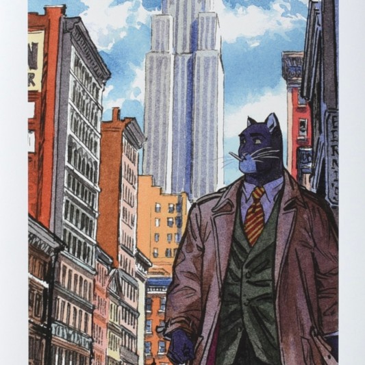 Estampe Pigmentaire Guarnido, Empire State Building, Blacksad - secondaire-1