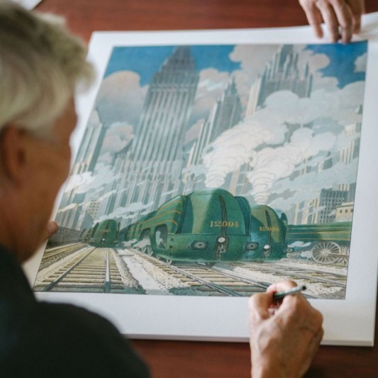 Tirage d'art Schuiten - La Type 12 - New York - secondaire-1