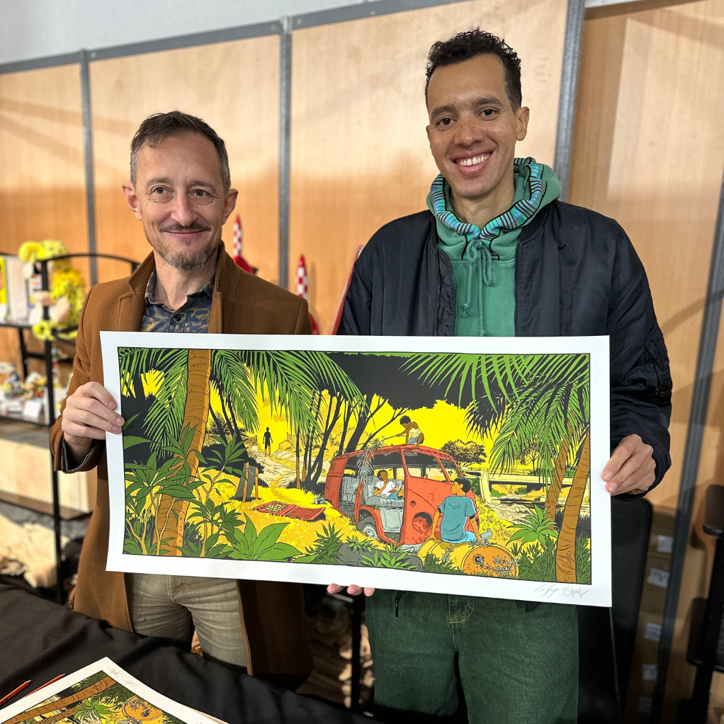 Sérigraphie Petit pays - Le van - secondaire-10