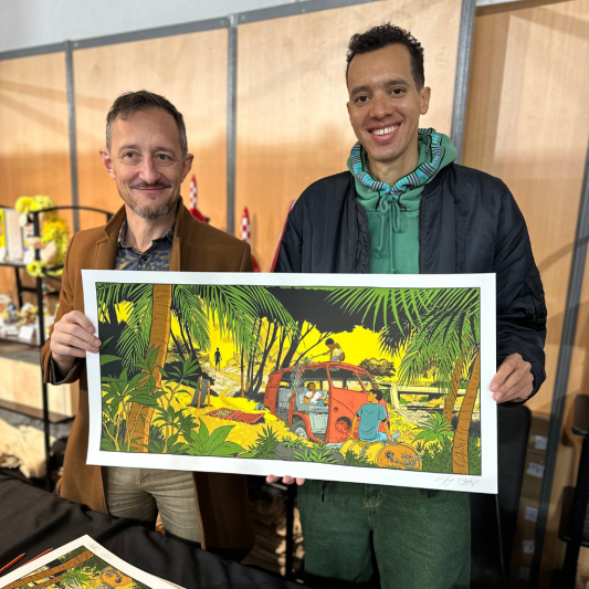 Sérigraphie Petit pays - Le van - secondaire-10