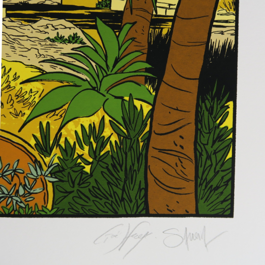 Sérigraphie Petit pays - Le van - secondaire-5