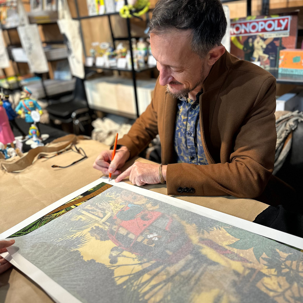 Sérigraphie Petit pays - Le van - secondaire-8