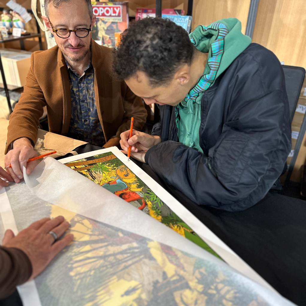 Sérigraphie Petit pays - Le van - secondaire-9