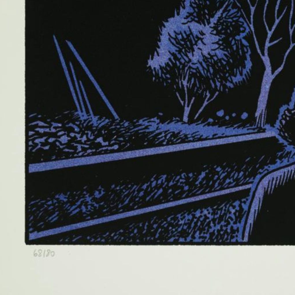 Sérigraphie Le Cas David Zimmerman - La Gare - secondaire-4